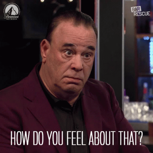 Purple Suit Man Asking How Do You Feel About That GIF