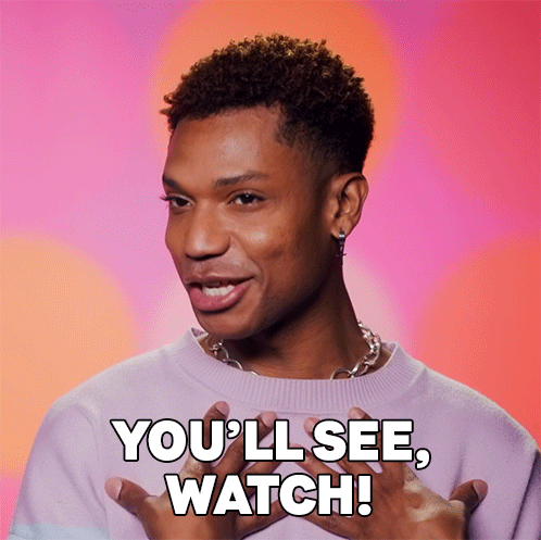 A Man In A Purple Sweater Says You Ll See Watch GIF