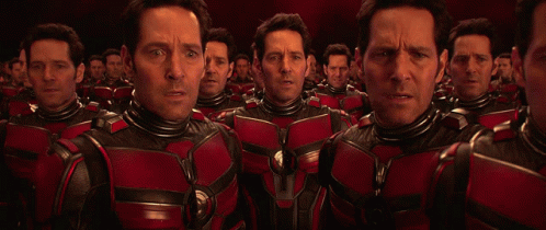 Man In Red And Black Suit Says We're All Gonna Die GIF