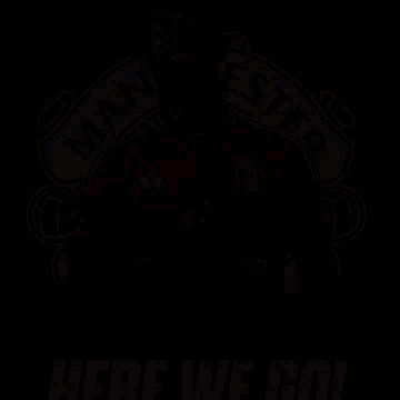 A Man In A Red Manchester United Jersey Is Pointing At The Camera GIF