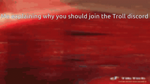 Man In Red Shirt Explaining Join Troll Discord GIF