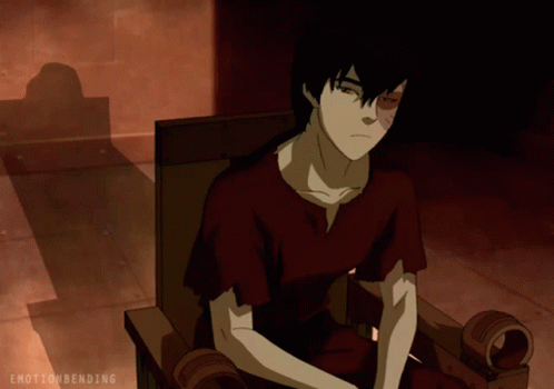 A Man In A Red Shirt Is Sitting In A Chair With The Words Emotion Bending Behind Him GIF