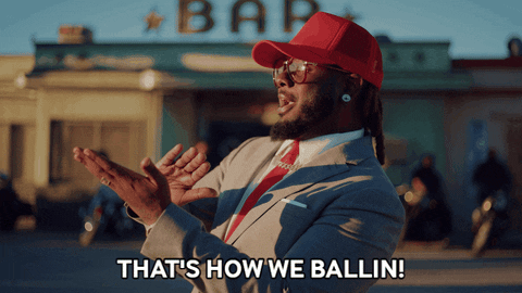 A Man In A Suit And Hat Says That 'S How We Ballin GIF