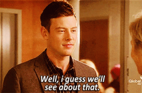 A Man In A Suit And Plaid Shirt Says Well I Guess We Ll See About That GIF