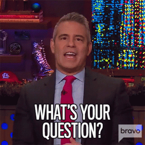 Man In Suit Asking Question GIF