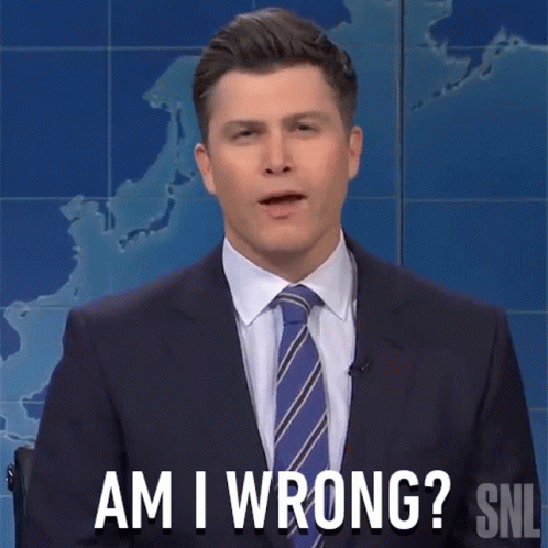 Man In Suit Asking Am I Wrong GIF