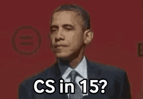 A Man In A Suit And Tie Is Asking If Cs In 15 GIF