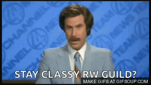 A Man In A Suit And Tie Is Asking To Stay Classy GIF