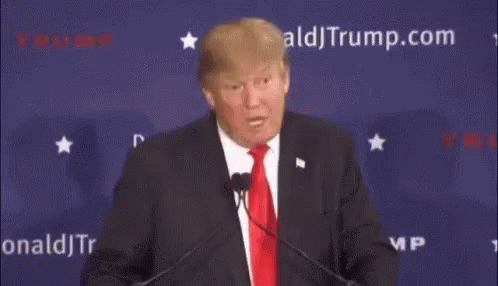 A Man In A Suit And Tie Is Giving A Speech And Says I Know Words I Have The Best Words GIF