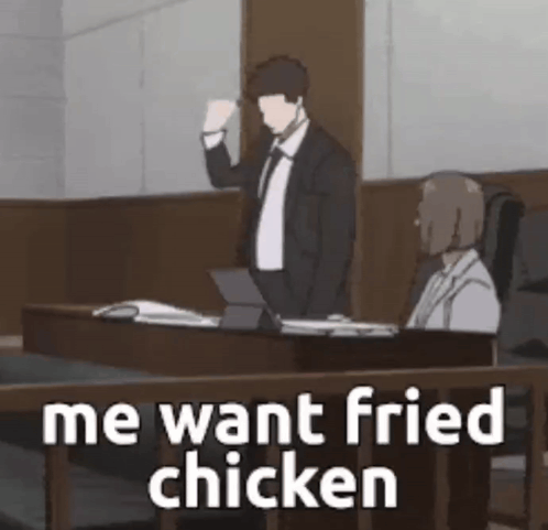 A Man In A Suit And Tie Is Giving A Speech In A Courtroom While A Woman Sits In The Audience . GIF