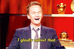 Man In Suit And Tie Laughing Saying I Gladly Admit That GIF
