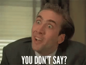 A Man In A Suit And Tie Is Making A Funny Face And Says `` You Don 'T Say ? '' GIF