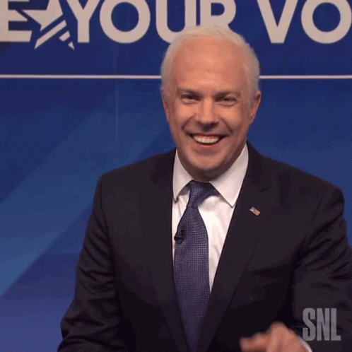 Man Pointing At Camera With E Your Vote Sign GIF
