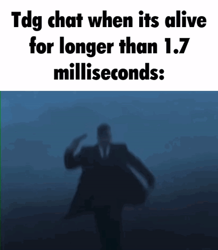A Man In A Suit And Tie Is Saluting In The Fog . GIF