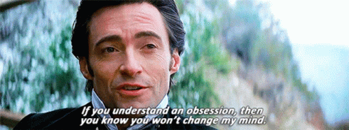 A Man In A Suit And Tie Is Saying If You Understand An Obsession Then You Know You Won 'T Change My Mind . GIF