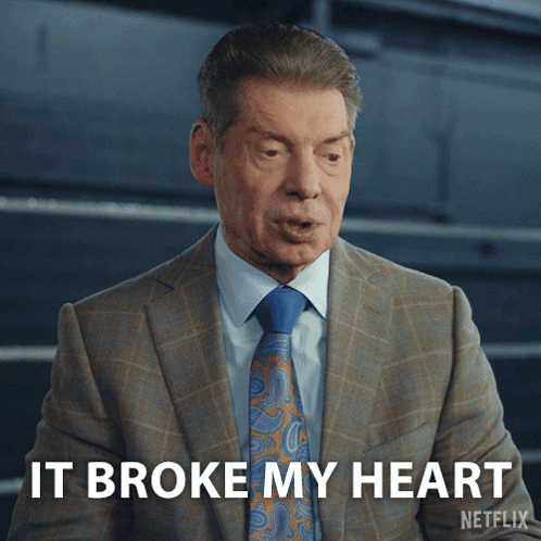 A Man In A Suit And Tie Is Saying It Broke My Heart On Netflix GIF