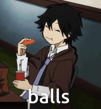 Man In Suit And Tie Sitting At Table With Balls GIF