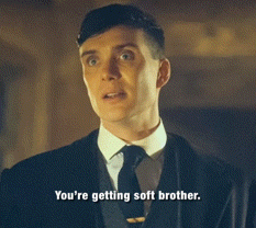 A Man In A Suit And Tie Is Talking About Getting Soft Brother GIF