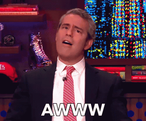Man In Suit Saying Awww GIF
