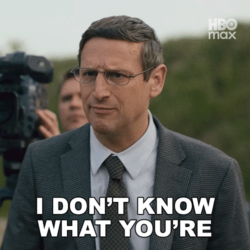 A Man In A Suit And Tie Says I Don T Know What You 'Re GIF