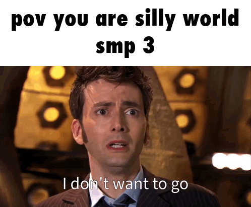 A Man In A Suit And Tie Says " I Don 'T Want To Go " GIF