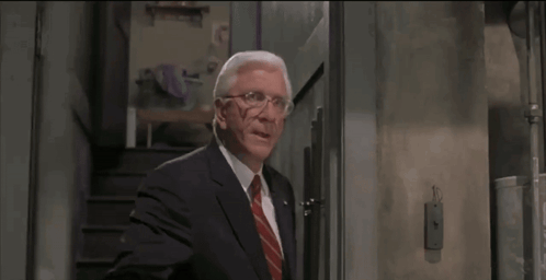 A Man In A Suit And Tie Says I Just Wanted To Tell You Good Luck .. GIF