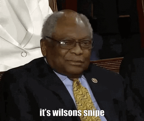 A Man In A Suit And Tie Says It 'S Wilson 'S Snipe GIF