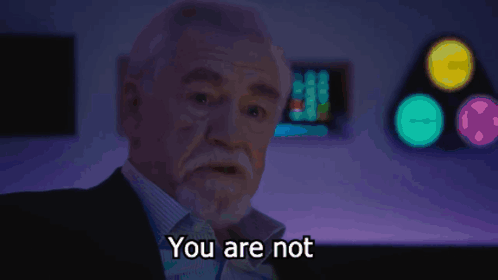 A Man In A Suit And Tie Says " Serious People " GIF