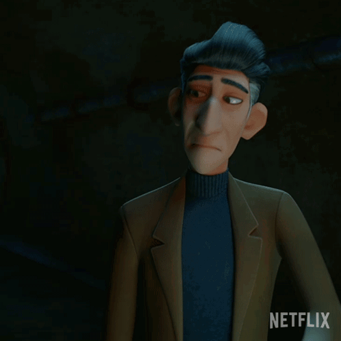 A Man In A Suit Is Pointing His Finger At The Word As You Wish Netflix GIF