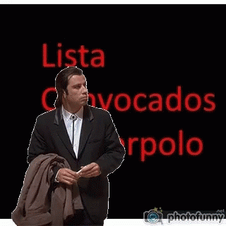 A Man In A Suit Is Standing In Front Of A Black Background That Says Lista GIF