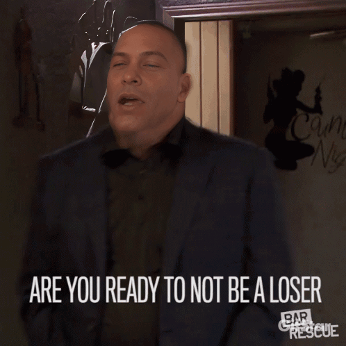 Man In Suit Saying Are You Ready To Not Be A Loser GIF