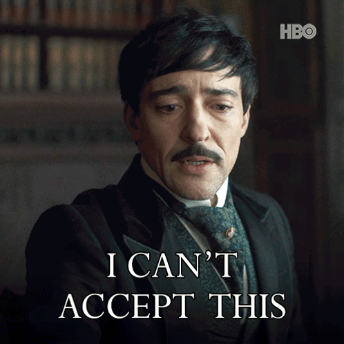 Man In Suit Saying I Can T Accept This GIF