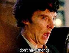 A Man In A Suit Says I Don 'T Have Friends GIF