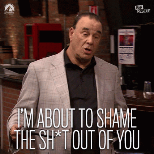 Man In Suit Saying I'm About To Shame You GIF