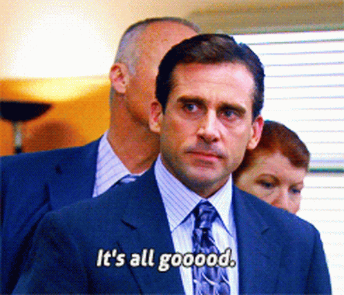A Man In A Suit Says It 'S All Goood GIF