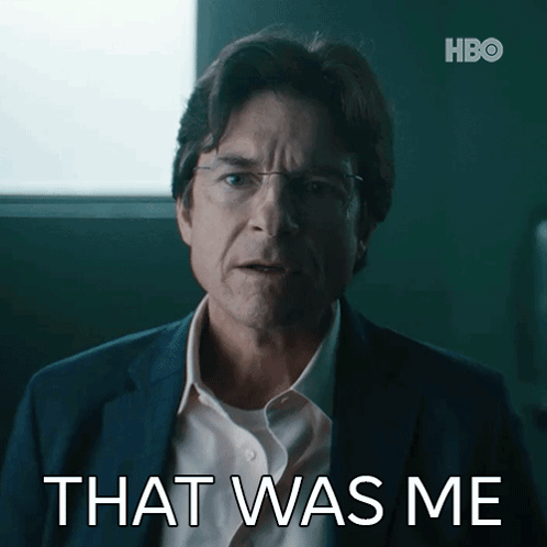 A Man In A Suit Says " That Was Me " GIF