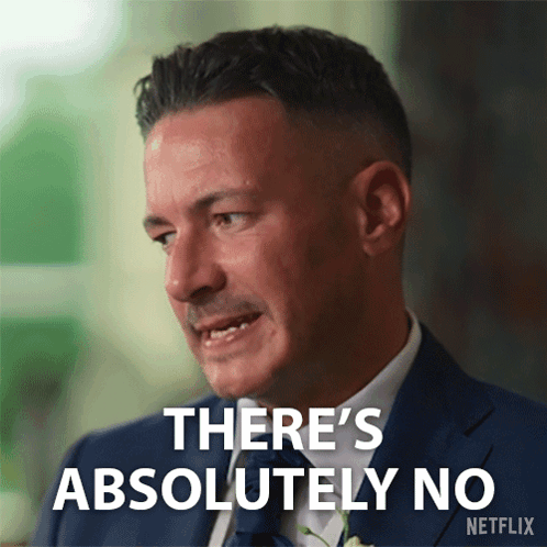 A Man In A Suit Says There 'S Absolutely No Netflix GIF