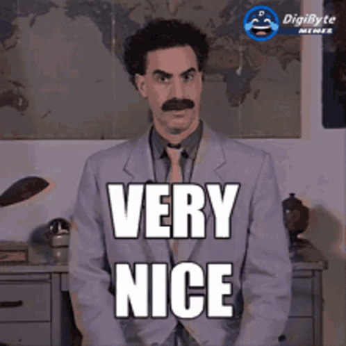 A Man In A Suit Says Very Nice GIF