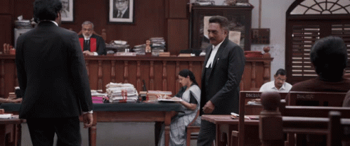 Man In Suit In Front Of Judge's Bench D.N.C GIF