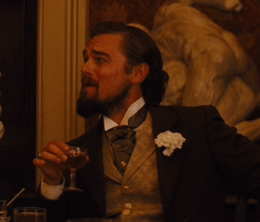 A Man In A Suit With A Pixelated Helmet On His Head And The Words " When You Finally Join Legio " Below Him GIF
