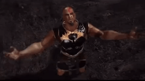 Superhero Laying On Ground Arms Outstretched GIF