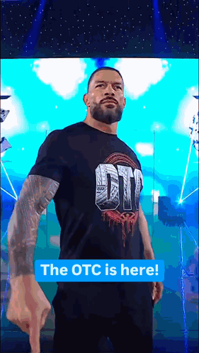A Man In A T-Shirt That Says Dtf Is Pointing GIF