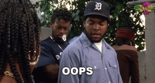 A Man In A Tigers Hat Says Oops GIF