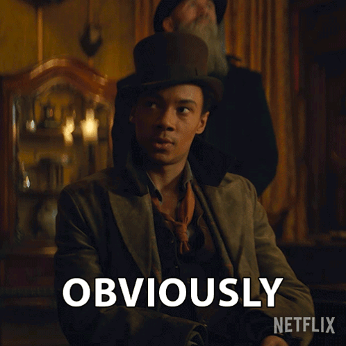 A Man In A Top Hat Says Obviously Netflix GIF