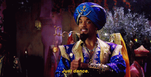 A Man In A Turban Says " Just Dance " GIF