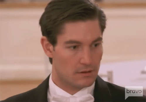 A Man In A Tuxedo And Bow Tie Is On Bravo Tv GIF