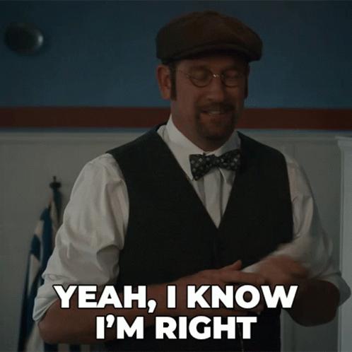 Man In Vest And Bow Tie Saying Yeah I Know Im Right GIF