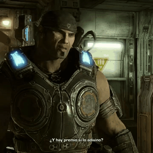A Man In A Video Game Is Asking If There Is A Premio Si Lo Adivino GIF