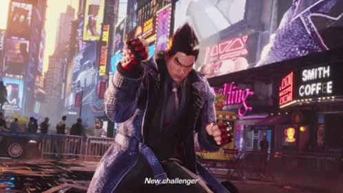 A Man In A Video Game Says New Challenger GIF