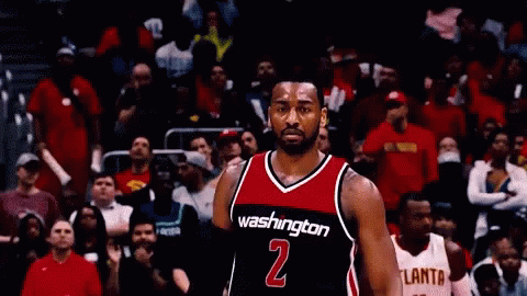 A Man In A Washington Jersey With The Number 2 On His Chest GIF
